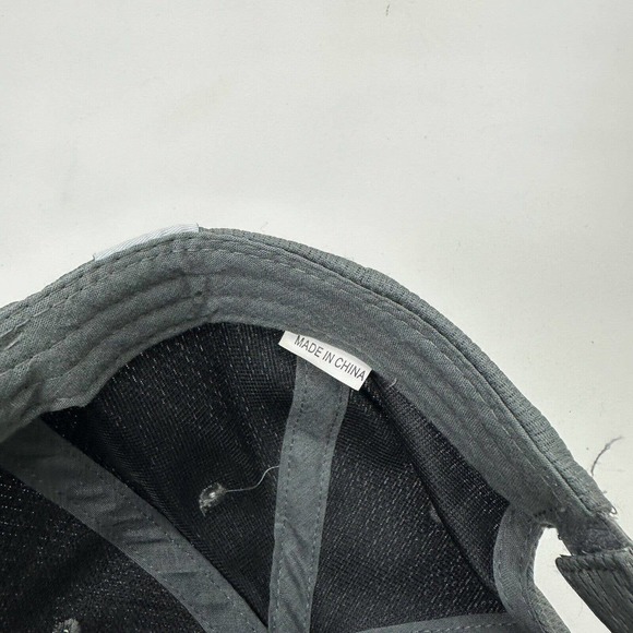 Papa Johns Pizza Hat Cap Gray Strapback Adjustable Embroidered Employee Workwear - Picture 12 of 12